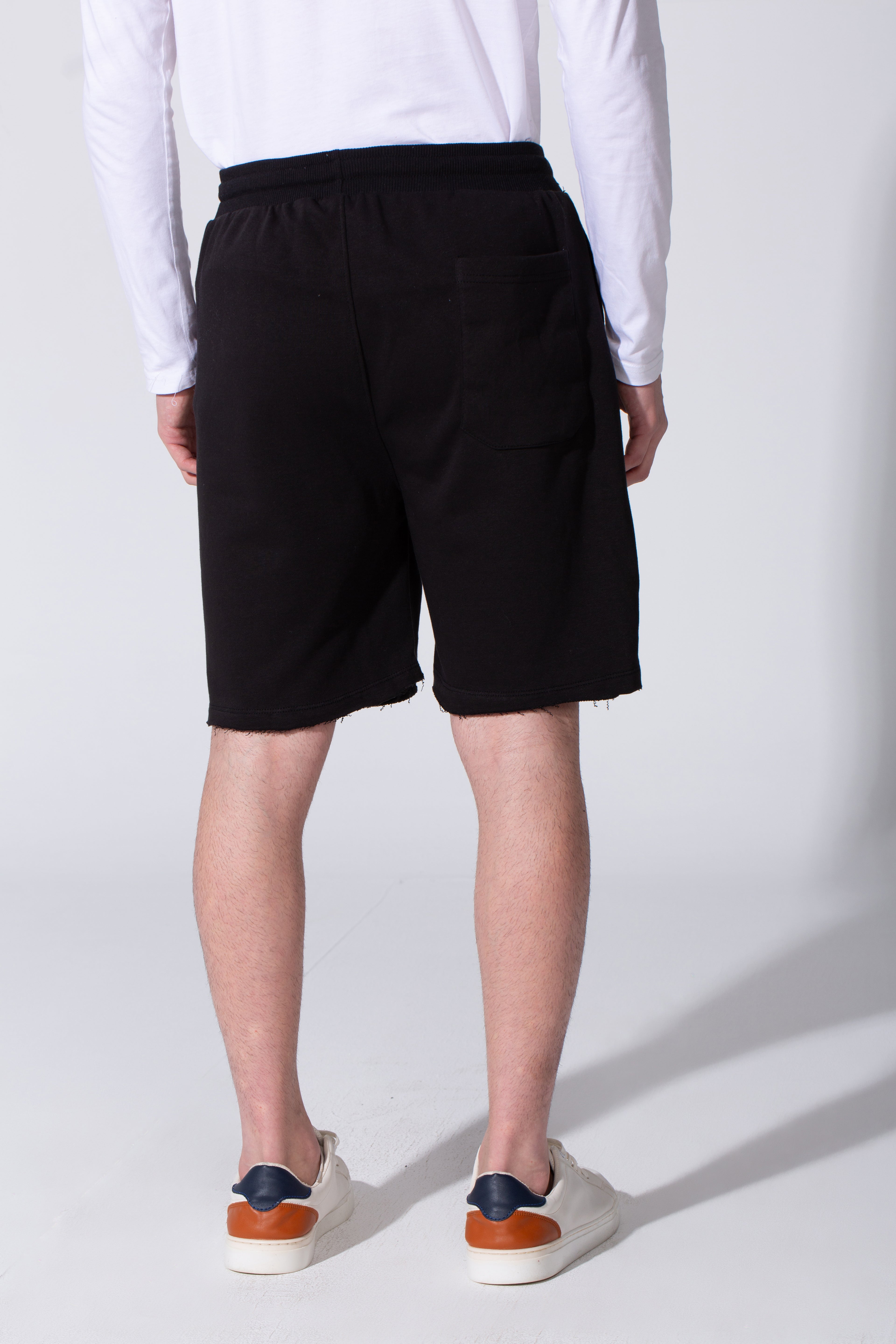 CORRUPT CANINE LOGO PRINT MELTON SHORT