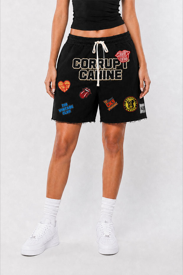 CORRUPT CANINE REBEL CLUB SHORTS