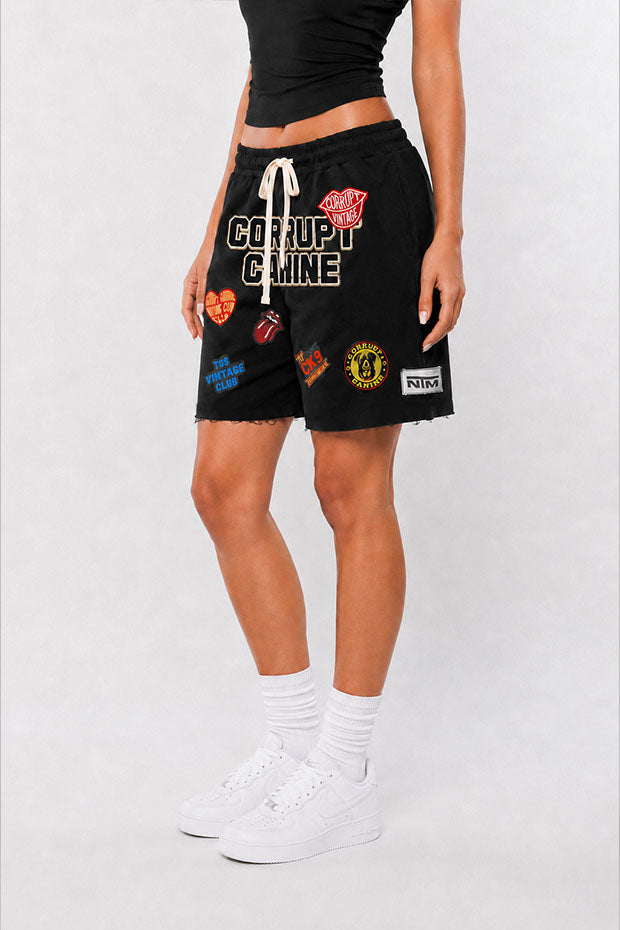 CORRUPT CANINE REBEL CLUB SHORTS
