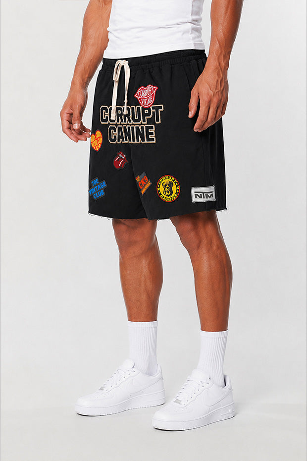 CORRUPT CANINE REBEL CLUB SHORTS
