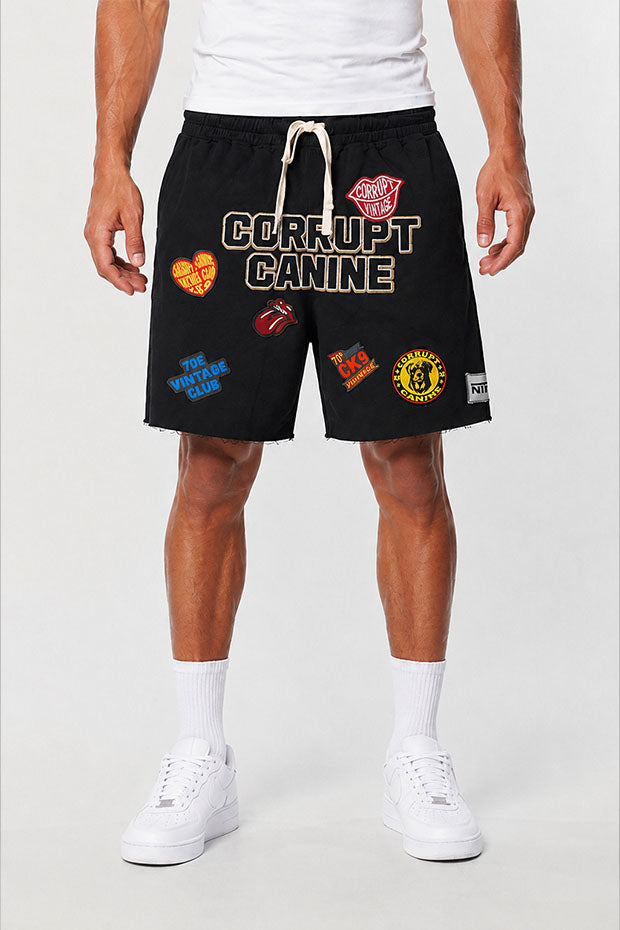 CORRUPT CANINE REBEL CLUB SHORTS