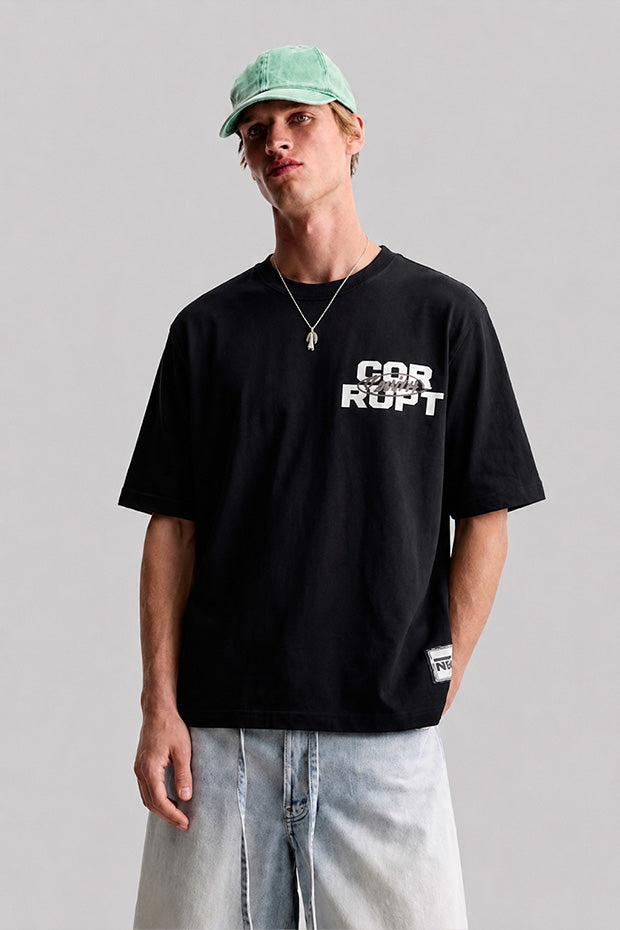 CORRUPTK9 SPEED AND LOYALTY GRAPHIC T-SHIRT