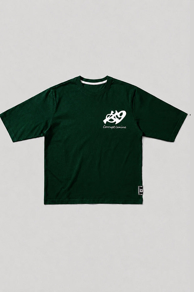 CORRUPT CANINE DUAL LOGO HEAVYWEIGHT BOX T-SHIRT