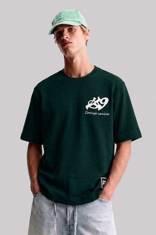 CORRUPT CANINE DUAL LOGO HEAVYWEIGHT BOX T-SHIRT