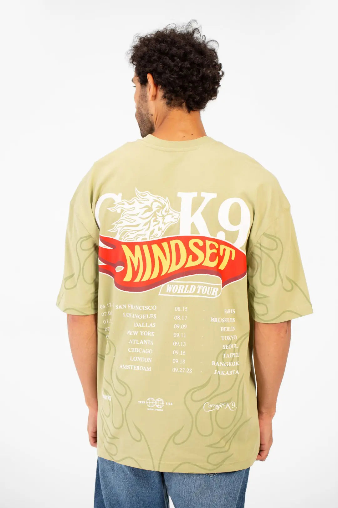 MINDSET CK9 PRINT HALF SLEEVE T-SHIRT