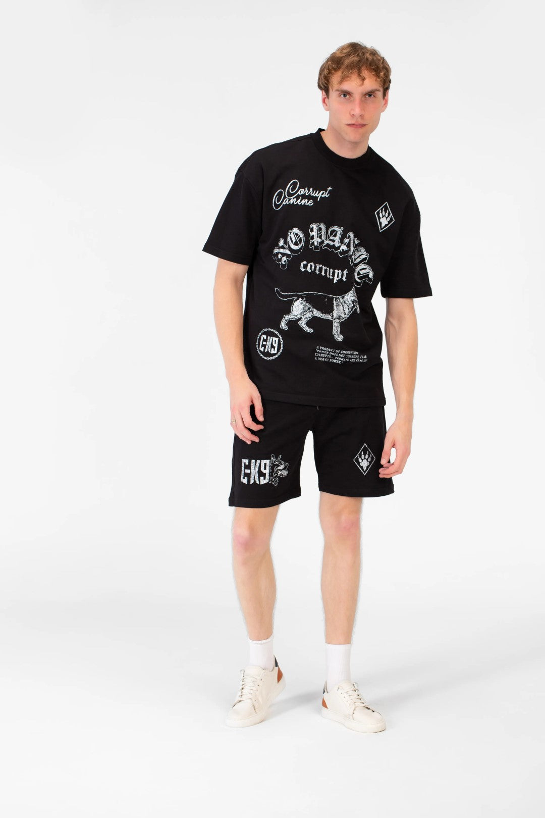 OVERSIZE CORRUPT PRINTED T-SHIRT