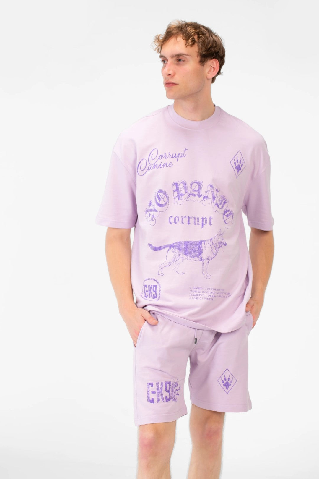 OVERSIZE CORRUPT PRINTED T-SHIRT
