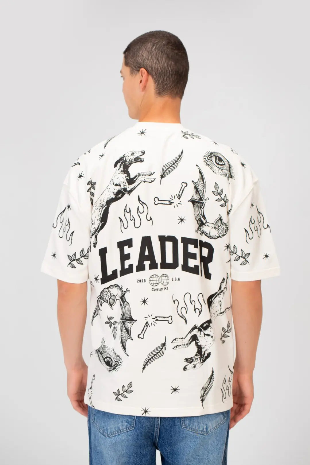 FULL PRINT OVERSIZE CORRUPT T-SHIRT