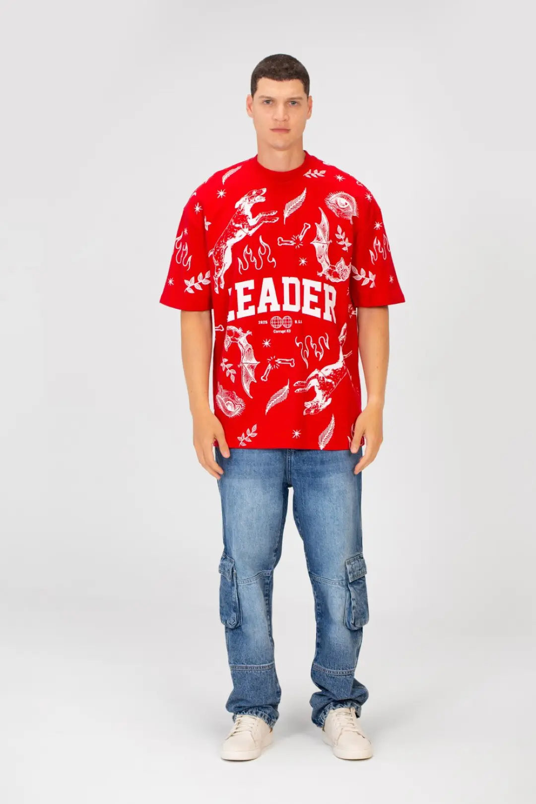 FULL PRINT OVERSIZE CORRUPT T-SHIRT