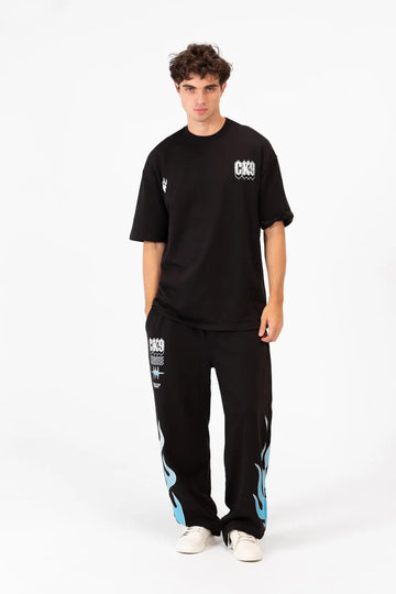 OVERSIZED CK9 T-SHIRT & SWEATPANTS COMFY SET