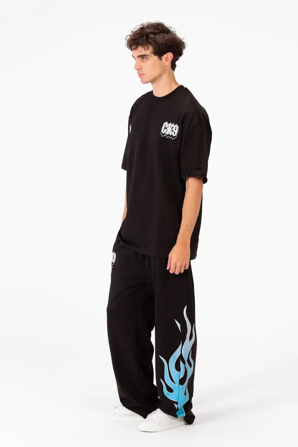 OVERSIZED CK9 T-SHIRT & SWEATPANTS COMFY SET