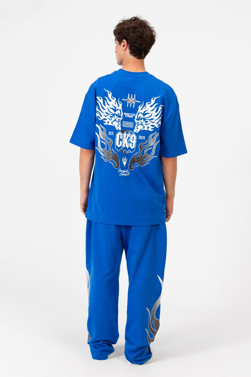 OVERSIZED CK9 T-SHIRT &amp; SWEATPANTS COMFY SET