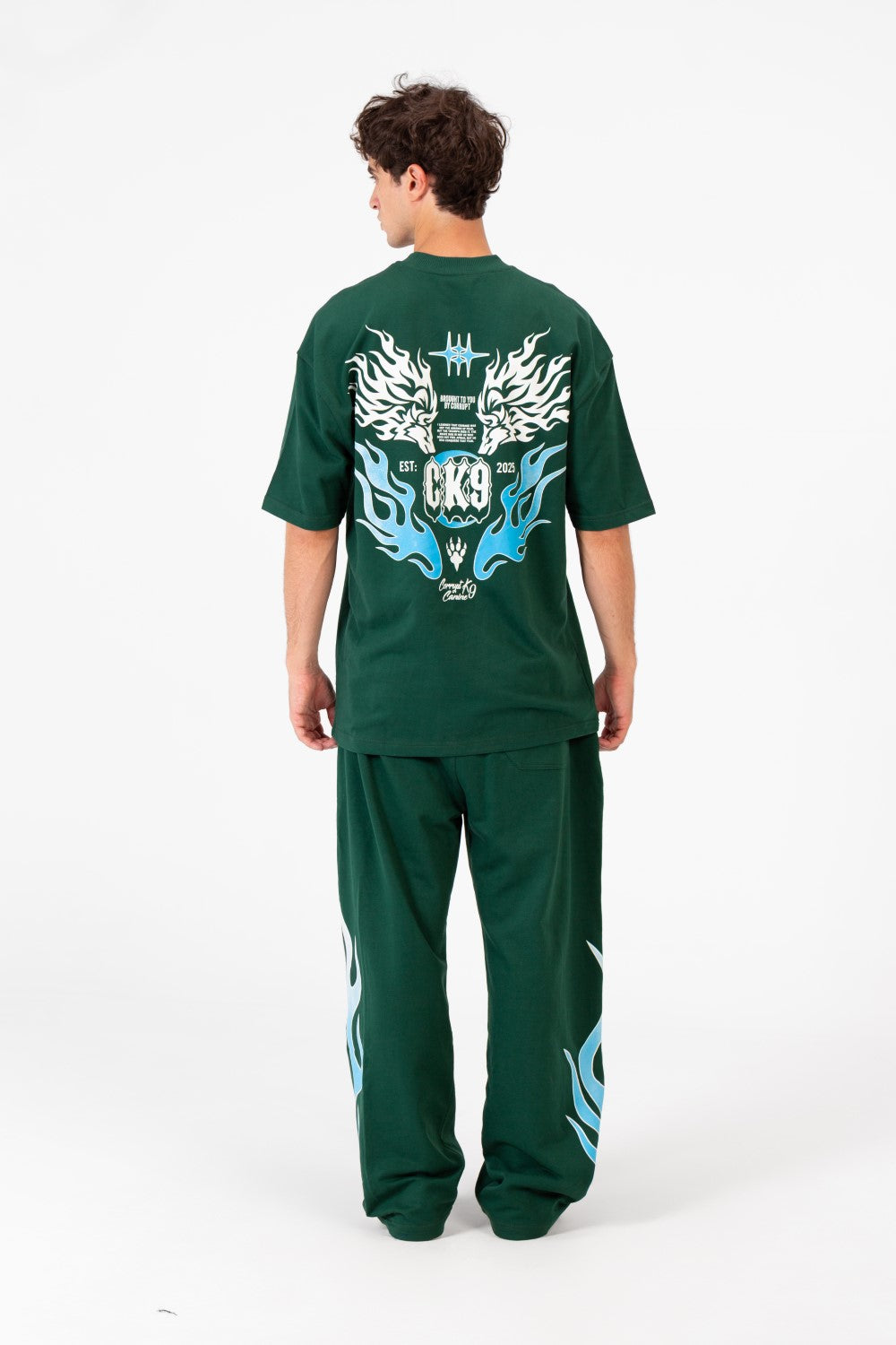 OVERSIZED CK9 T-SHIRT &amp; SWEATPANTS COMFY SET