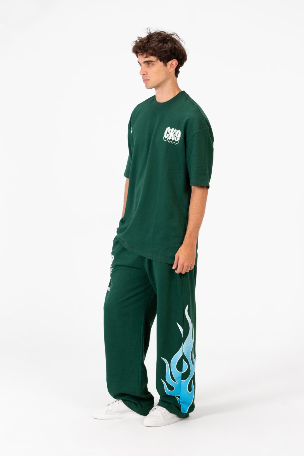 OVERSIZED CK9 T-SHIRT &amp; SWEATPANTS COMFY SET