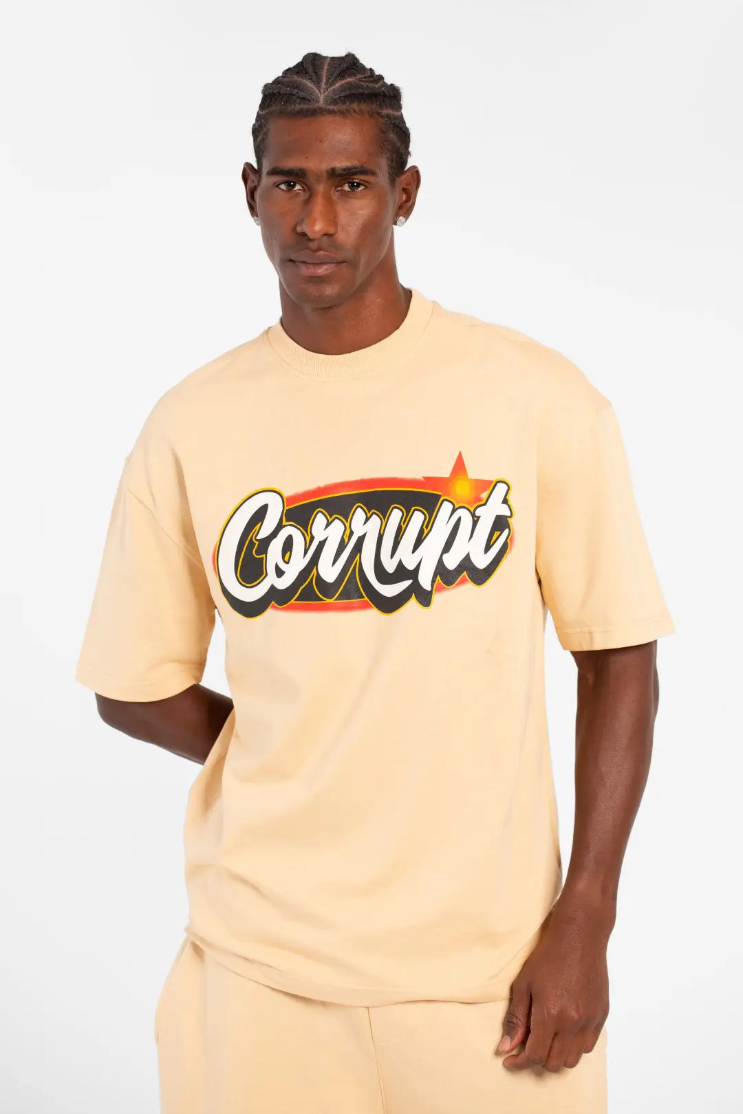 UNISEX OVERSIZED MELTON STAR PRINTS CORRUPT K9 SET