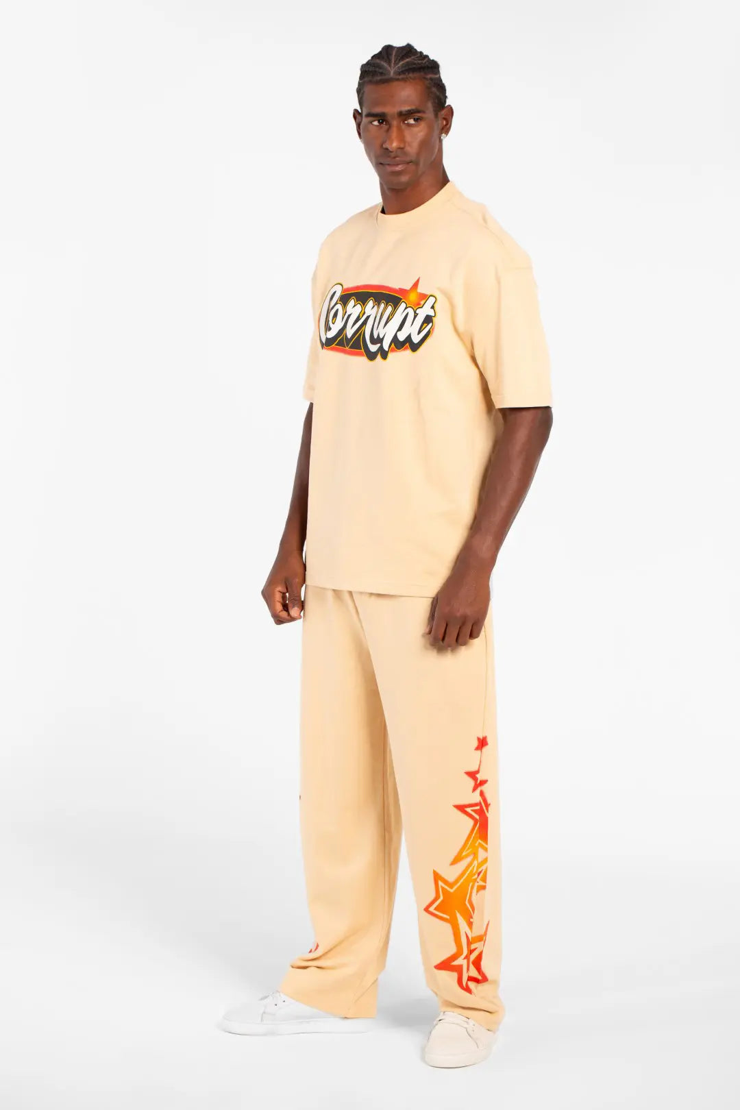 UNISEX OVERSIZED MELTON STAR PRINTS CORRUPT K9 SET