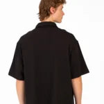 HALF ZIP POLO NECK T-SHIRT