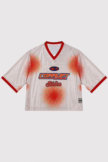 CK-9 STUDIOS BOXY FIT GRAPHIC JERSEY T-SHIRT