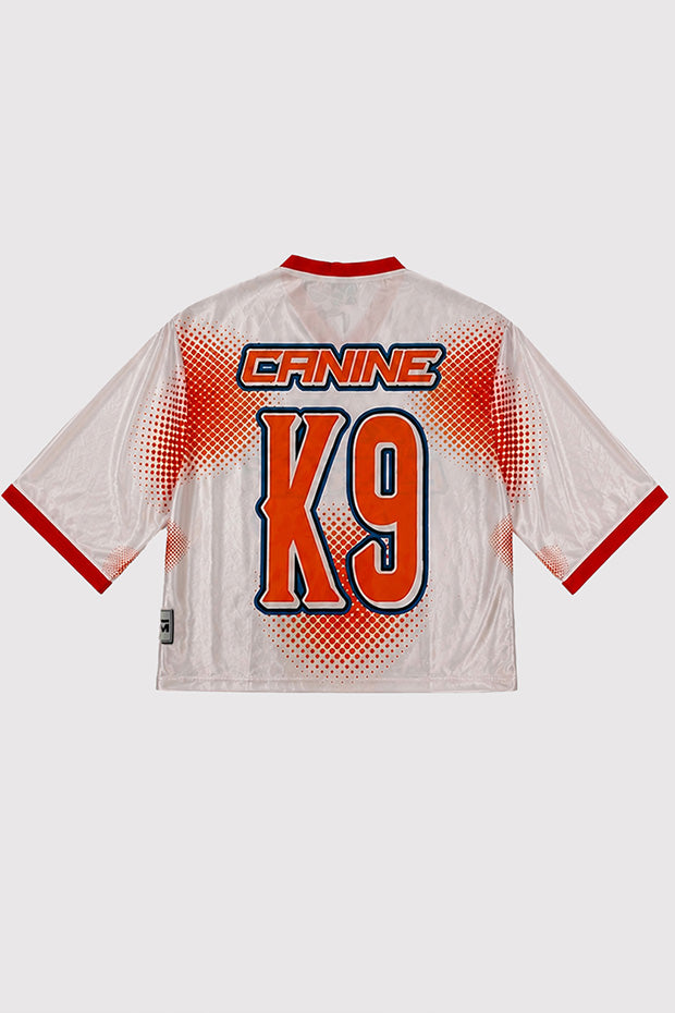 CK-9 STUDIOS BOXY FIT GRAPHIC JERSEY T-SHIRT