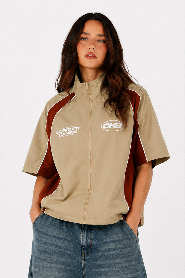 CORRUPT CANINE MOTORSPORT ZIP T-SHIRT