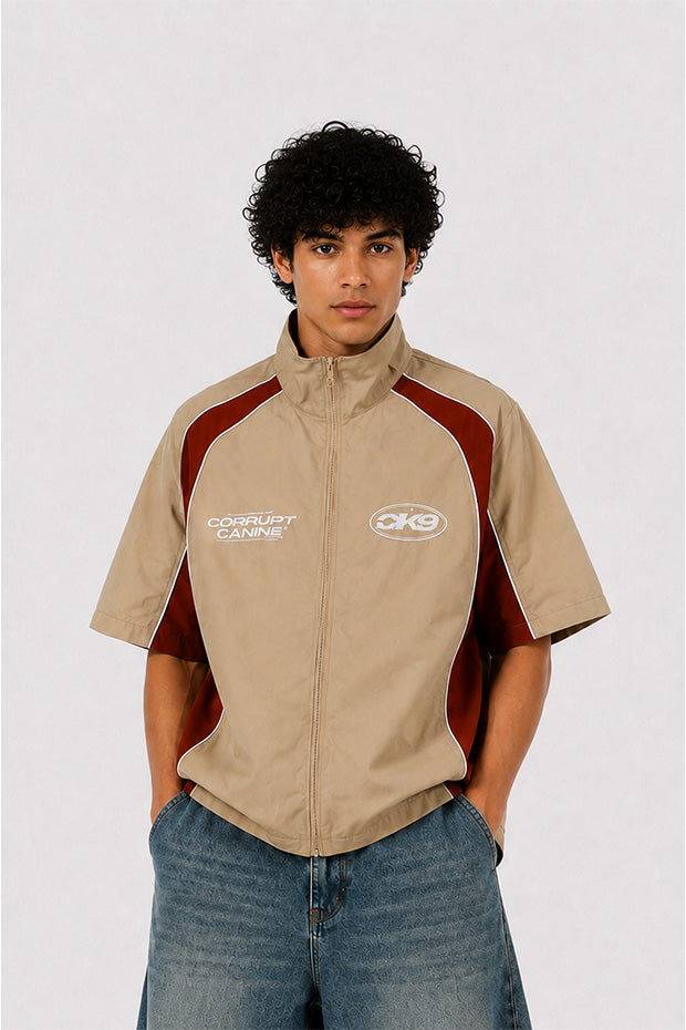 CORRUPT CANINE MOTORSPORT ZIP T-SHIRT