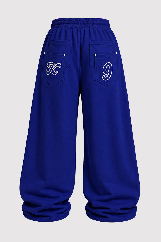 WIDE LEG FLEECE OFF GRID SWEATPANTS WITH DRAWSTRING
