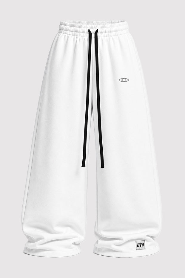 WIDE LEG FLEECE OFF GRID SWEATPANTS WITH DRAWSTRING