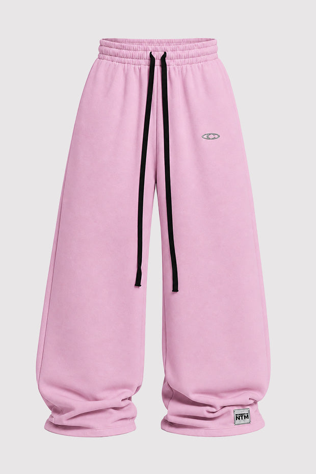 WIDE LEG FLEECE OFF GRID SWEATPANTS WITH DRAWSTRING