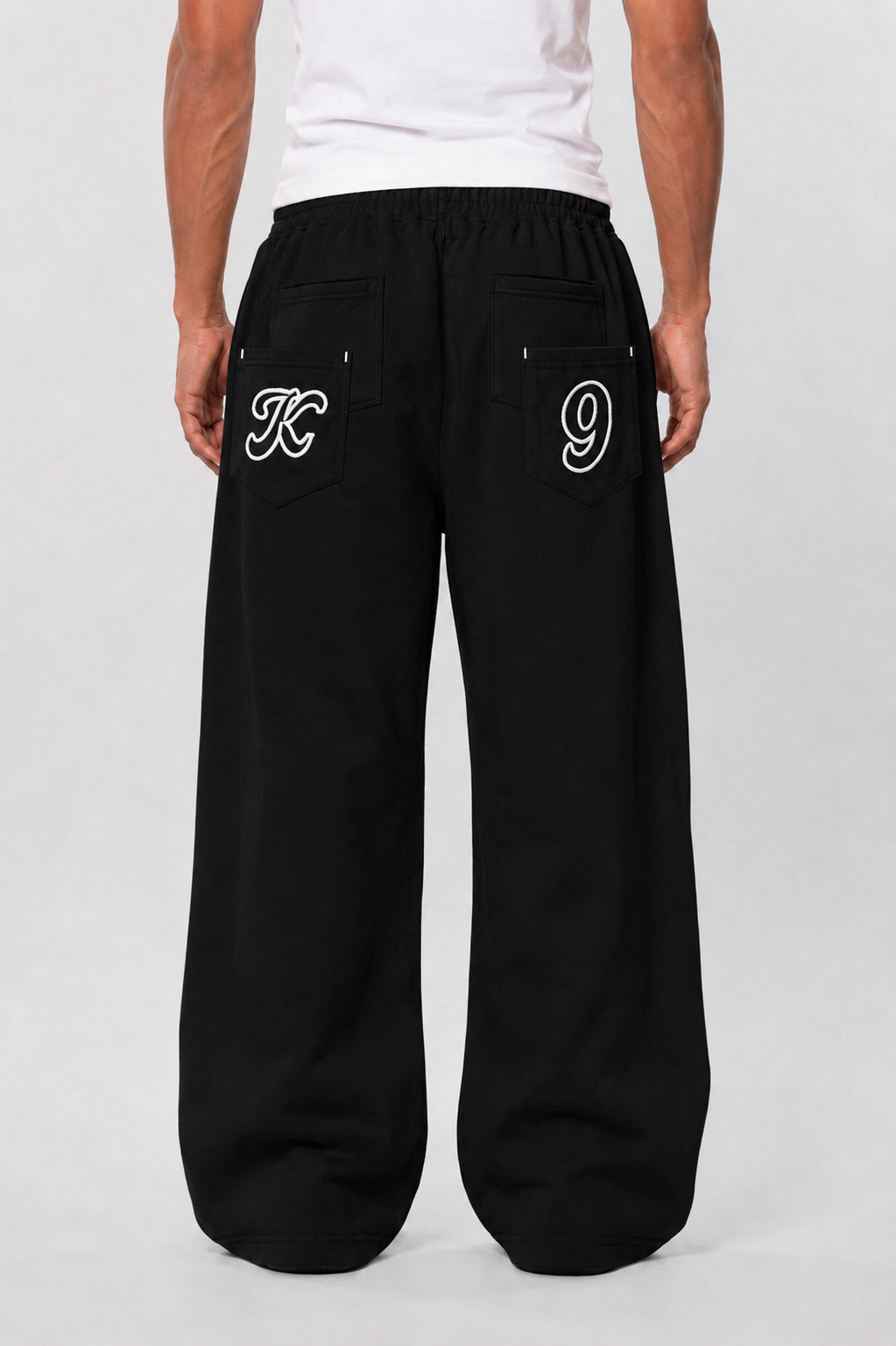 WIDE LEG FLEECE OFF GRID SWEATPANTS WITH DRAWSTRING