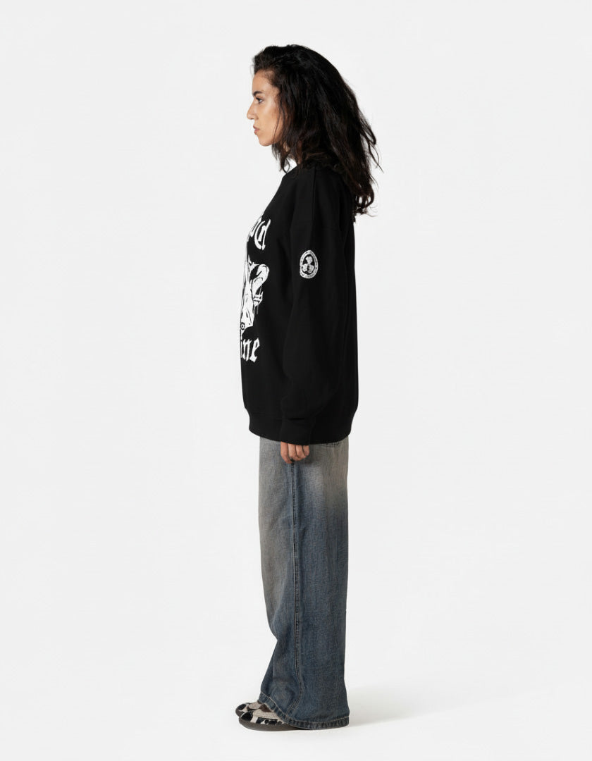 CORRUPT CANINE SAVAGE PRINT OVERSIZED HOODIE – corruptk9