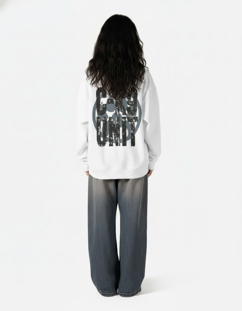 CORRUPT CANINE SAVAGE PRINT OVERSIZED HOODIE