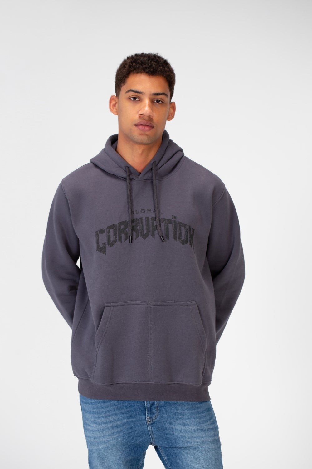 HOOD PRINTED SWEATSHIRT