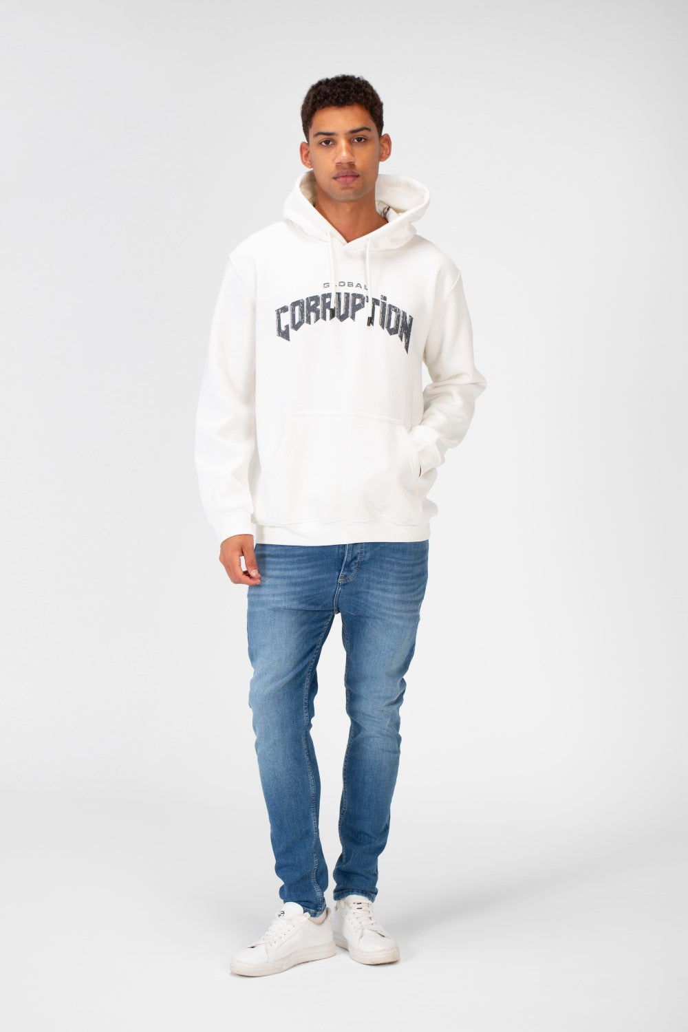 HOOD PRINTED SWEATSHIRT