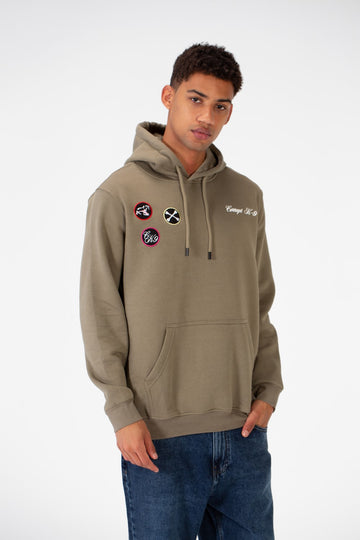 KANGAROO POCKET HOOD SWEATSHIRT