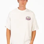 STAR SHAPES CORRUPT PRINT T-SHIRT - White