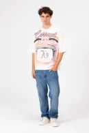 Corrupt k9 face print Half sleeve t-shirt
